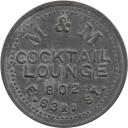 Chicago, Illinois (Cook County) - M &amp; M Cocktail Lounge 802 E. 63rd St. - Good For 5¢ In Drinks