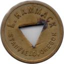 L. Hammack - Good For 5¢ In Trade - Stanfield, Umatilla County, Oregon
