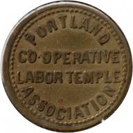 Portland Co-Operative Labor Temple Association - same both sides - Portland, Multnomah County, Oregon
