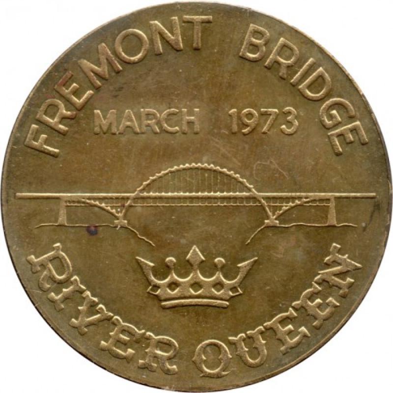 River Queen Restaurant - Fremont Bridge - March 1973 - Portland, Multnomah County, Oregon