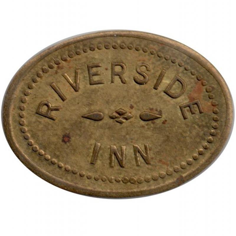Unknown - RIVERSIDE INN - GOOD FOR 5¢ IN TRADE