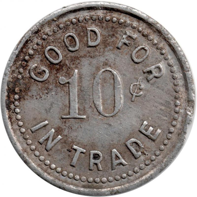 Forest Park, Illinois (Cook County) - J.F. CORLETO - GOOD FOR 10¢ IN TRADE