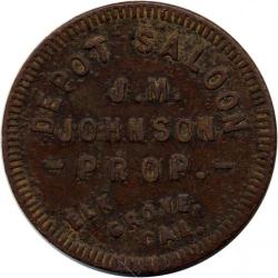 Depot Saloon - J.M. Johnson, Prop. - Elk Grove, Sacramento County, California