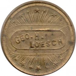 Geo. H. Loesch - Good For One Glass Of Soda - Fort Wayne, Allen County, Indiana
