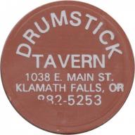 Drumstick Tavern - Storecard - Klamath Falls, Klamath County, Oregon