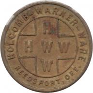 Holcomb Warner Ware - Good For 5c In Trade - Reedsport, Douglas County, Oregon