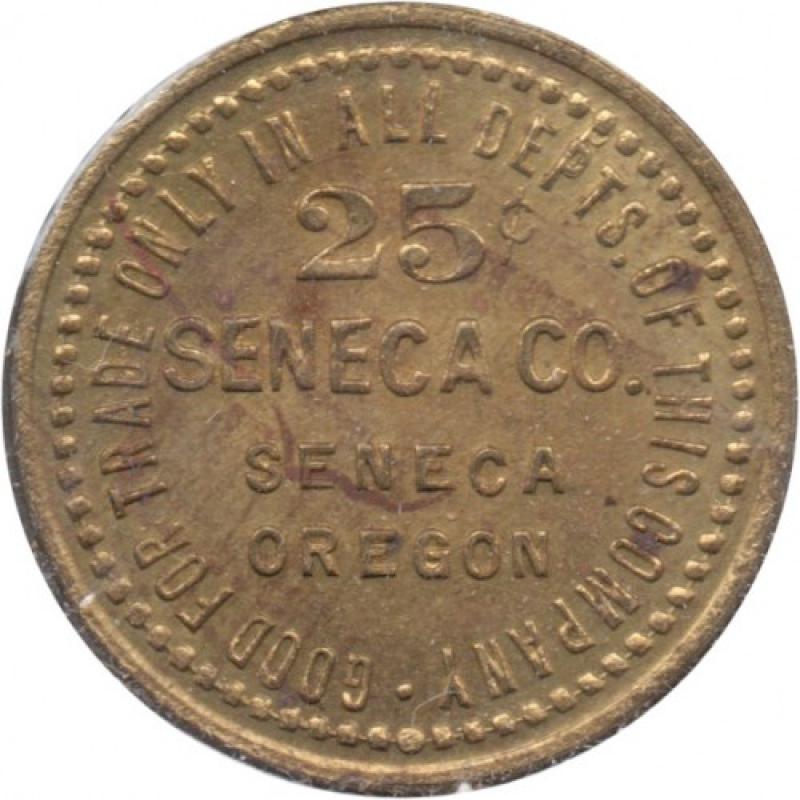 Seneca Co. - Good For Trade Only 25¢ - Seneca, Grant County, Oregon