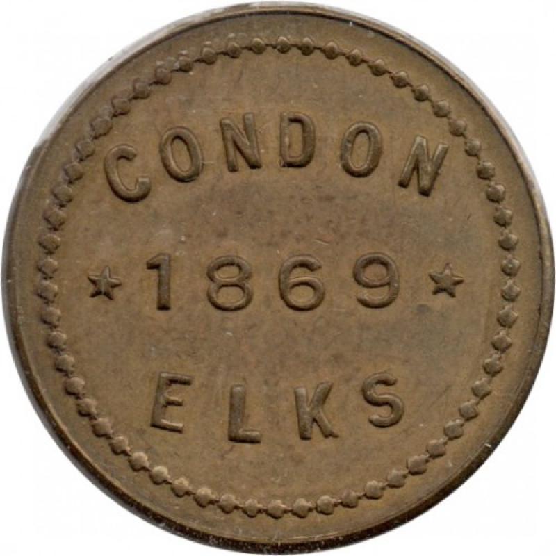 Condon Elks 1869 - Good For 5¢ In Trade - Condon, Gilliam County, Oregon