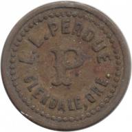 L.L. Perdue - Good For 5¢ In Trade - Glendale, Douglas County, Oregon