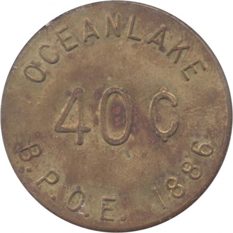 Oceanlake 1886 B.P.O.E. - 40¢ - Oceanlake, Lincoln County, Oregon