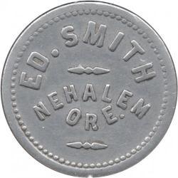 Ed. Smith - Good For 25¢ In Trade - Nehalem, Tillamook County, Oregon