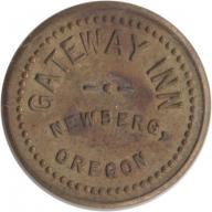 Gateway Inn - Good For 5¢ In Trade - Newberg, Yamhill County, Oregon