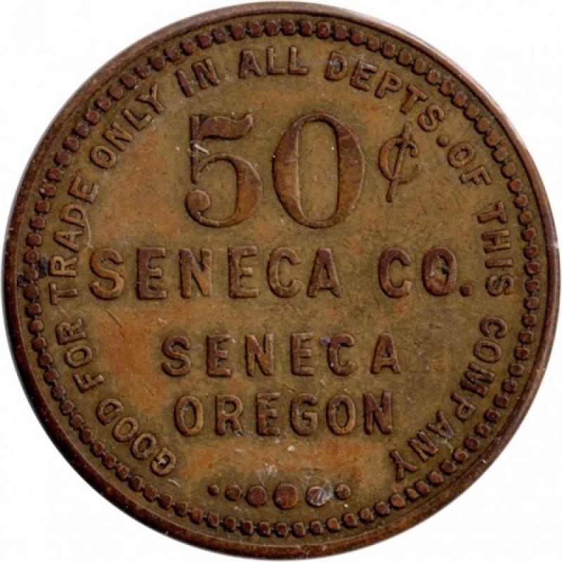 Seneca Co. - Good For Trade Only 50¢ - Seneca, Grant County, Oregon