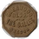 Glenwood Bldg. - Good For 10¢ In Trade - The Dalles, Wasco County, Oregon