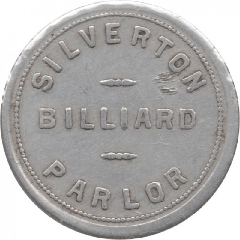 Silverton Billiard Parlor - Good For 1.00 In Trade - Silverton, Marion County, Oregon