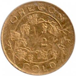 Lewis &amp; Clark Expo 1905 - OREGON GOLD - ½ - Portland, Multnomah County, Oregon