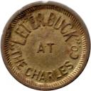 The Charles Co. - &quot;Let&#039;er Buck&quot; - Good For 5¢ In Trade - Pendleton, Umatilla County, Oregon