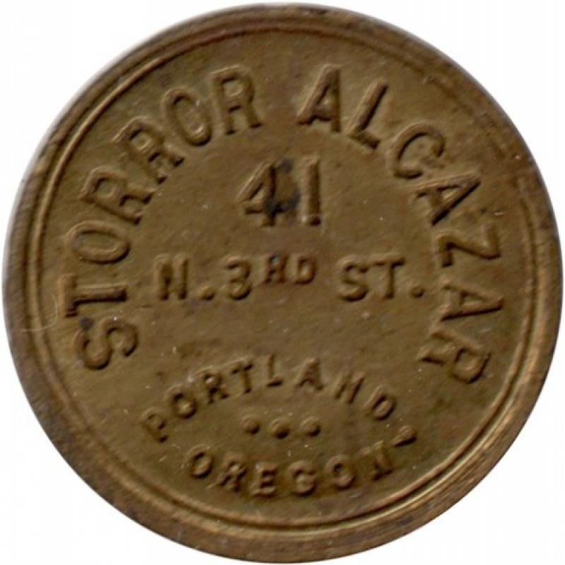 Storror Alcazar - 41 N. 3rd St. - Good For 5¢ In Trade - Portland, Multnomah County, Oregon