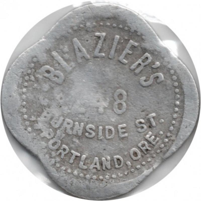 Blazier&#039;s - 248 Burnside St. - Good For 5¢ In Trade - Portland, Multnomah County, Oregon