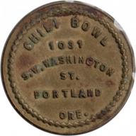 Chili Bowl - 1031 S.W. Washington St. - Good For 5¢ In Trade - Portland, Multnomah County, Oregon