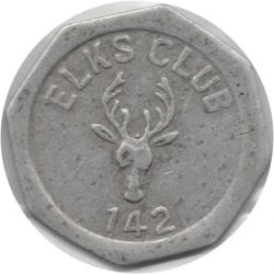 Elks Club 142 - Good For 25¢ In Trade - Portland, Multnomah County, Oregon