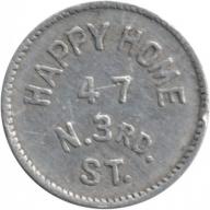 Happy Home - 47 N. 3rd St. - Good For 5¢ In Trade - Portland, Multnomah County, Oregon