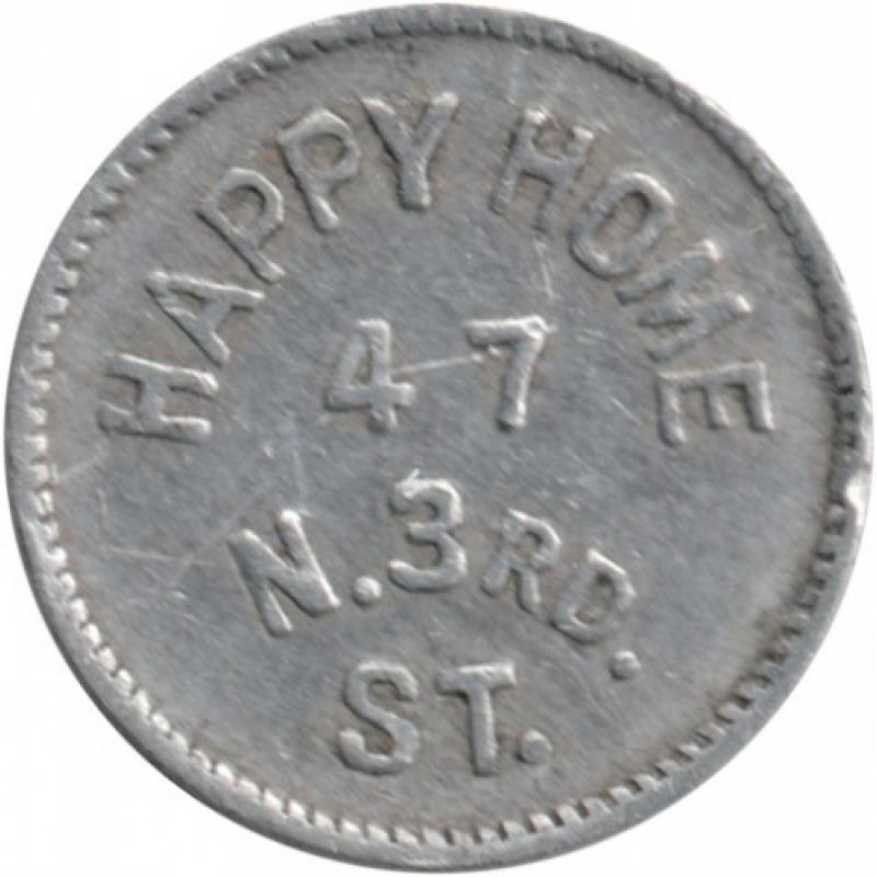 Happy Home - 47 N. 3rd St. - Good For 5¢ In Trade - Portland, Multnomah County, Oregon