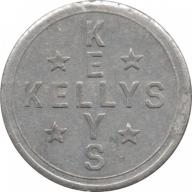 Kellys (crossed) - Blank Reverse - 31mm - Portland, Multnomah County, Oregon