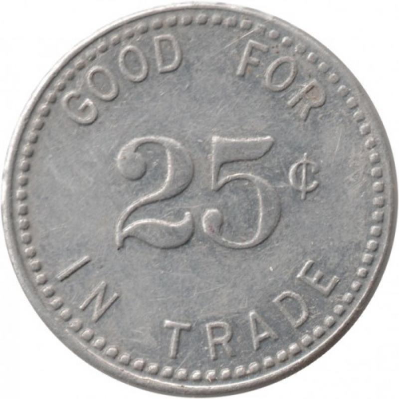 Dinty Moore&#039;s Buffet - 819 S.W. Washington. - Good For 25¢ In Trade - aluminum - Portland, Multnomah County, Oregon