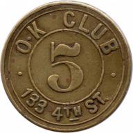O K Club - 5 - 133 4th St. - same both sides - Portland, Multnomah County, Oregon