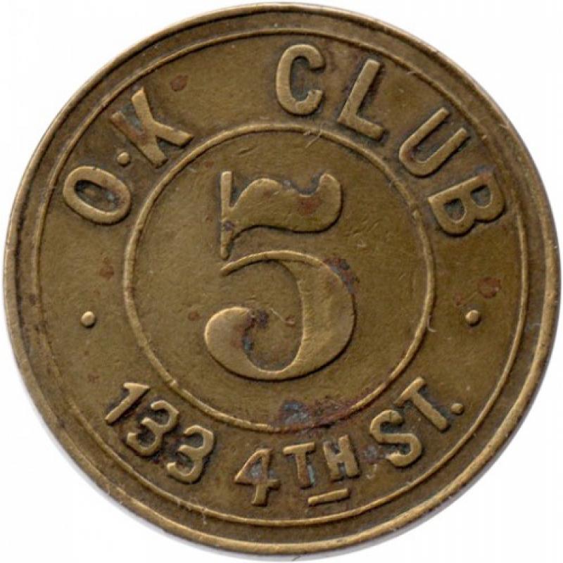 O K Club - 5 - 133 4th St. - same both sides - Portland, Multnomah County, Oregon