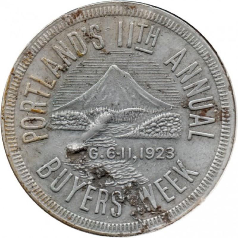 Portland&#039;s 11th Annual Buyers&#039; Week - Aug. 6-11, 1923 - Good For 25 Smacks - Portland, Multnomah County, Oregon